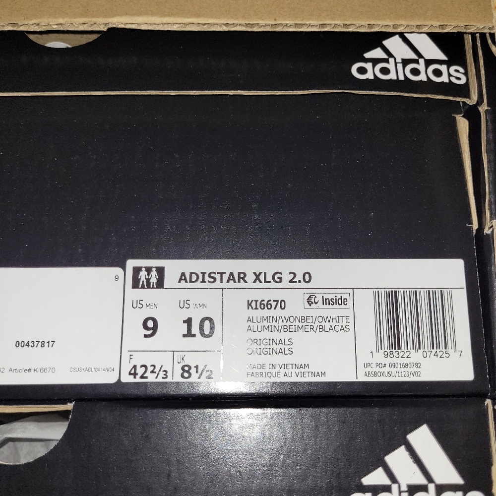 *SALE!** Womens Adidas adistar XLG 2.0 SQUID Kl6670 Running Shoes 2026 Sz 8.5-12 - Picture 9 of 15